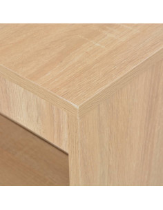 Tavolo da Bar con Ripiano Rovere 110x50x103 cm