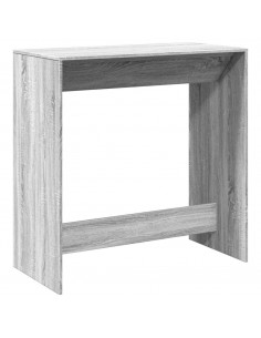 Tavolo da Bar Grigio Sonoma 102x50x103,5cm in Legno Multistrato