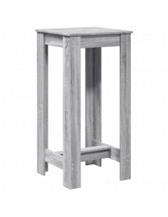 Tavolo da Bar Grigio Sonoma 51x50x103,5 cm in Legno Multistrato