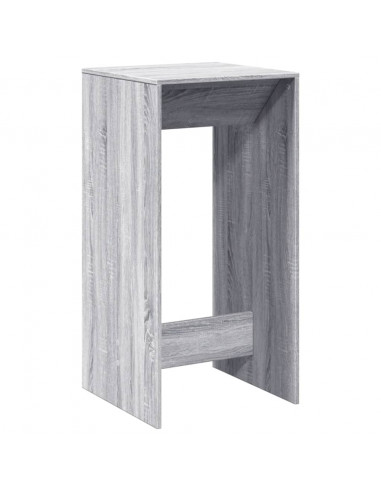 Tavolo da Bar Grigio Sonoma 51x50x103,5 cm in Legno Multistrato
