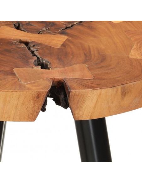 Tavolo da Bar in Legno Ø53x105 cm Legno Massello di Acacia
