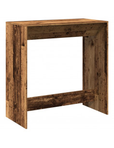 Tavolo da Bar Legno Antico 102x50x103,5 cm in Legno Multistrato