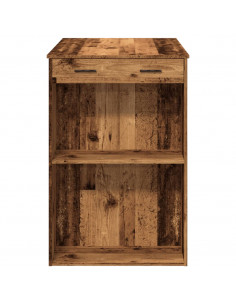 Tavolo da Bar Legno Antico 102x70x103,5 cm in in Truciolato