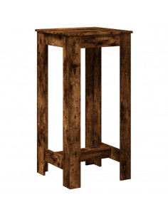 Tavolo da Bar Rovere Fumo 51x50x103,5 cm in Legno Multistrato
