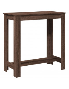 Tavolo da Bar Rovere Marrone 102x50x103,5 cm Legno Multistrato