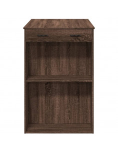 Tavolo da Bar Rovere Marrone 102x70x103,5 cm in Truciolato