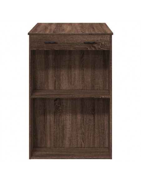 Tavolo da Bar Rovere Marrone 102x70x103,5 cm in Truciolato