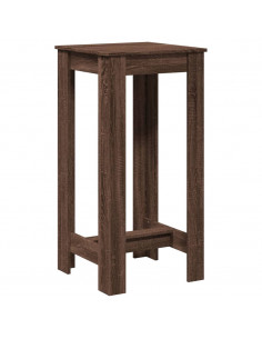 Tavolo da Bar Rovere Marrone 51x50x103,5 cm in Truciolato