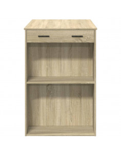 Tavolo da Bar Rovere Sonoma 102x70x103,5 cm in Truciolato