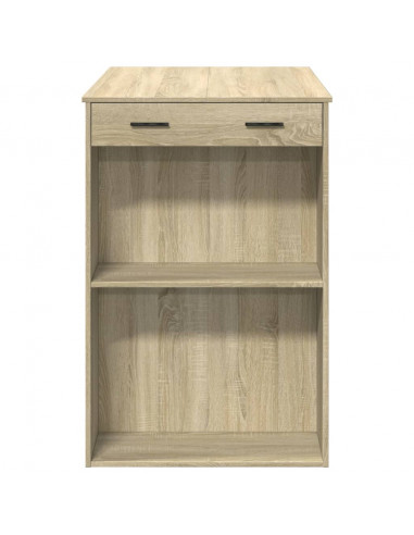 Tavolo da Bar Rovere Sonoma 102x70x103,5 cm in Truciolato