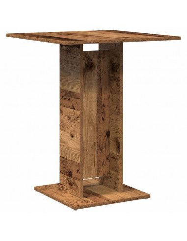 Tavolo da Bistrot Legno Antico 60x60x75 cm in Truciolato