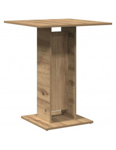 Tavolo da Bistrot Rovere Artigianale 60x60x75 cm in Truciolato