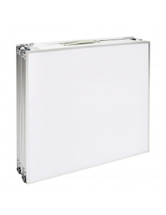 Tavolo da Campeggio Pieghevole Alluminio Regolabile 240x60 cm