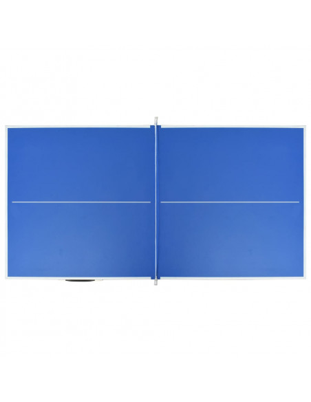 Tavolo da Ping Pong con Rete 5 Piedi 152x76x66 cm Blu