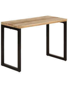 Tavolo da Pranzo 110x50x76 cm in Legno Massello di Mango