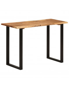 Tavolo da Pranzo 110x50x76 cm Legno Massello di Acacia