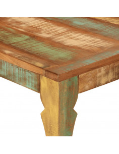 Tavolo da Pranzo 110x52x76 cm in Legno Massello di Recupero