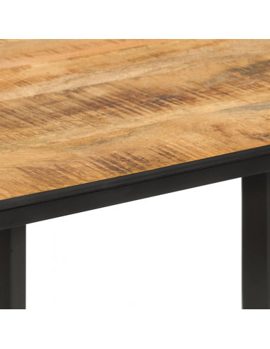 Tavolo da Pranzo 110x55x75,5 cm in Legno Massello di Mango