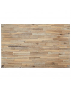 Tavolo da Pranzo 110x70x75 cm in Legno Massello di Acacia