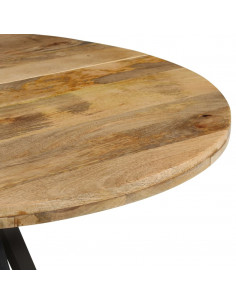 Tavolo da Pranzo 110x75 cm in Legno Massello di Mango