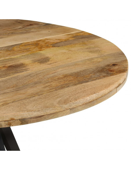 Tavolo da Pranzo 110x75 cm in Legno Massello di Mango