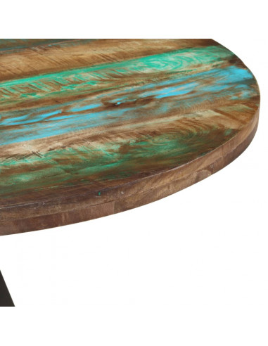 Tavolo da Pranzo 110x75 cm in Legno Massello di Recupero