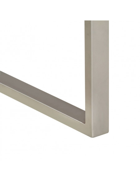 Tavolo da Pranzo 118x58x76 cm in Legno Massello di Acacia