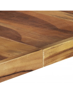 Tavolo da Pranzo 140x140x75 cm Legno Massello Finitura Sheesham
