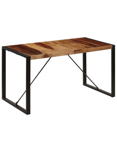 Tavolo da Pranzo 140x70x75 cm in Legno Massello di Sheesham