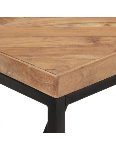 Tavolo da Pranzo 160x70x76 cm in Legno Massello Acacia e Mango