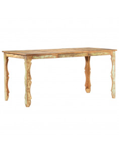Tavolo da Pranzo 160x80x76 cm in Legno Massello di Recupero
