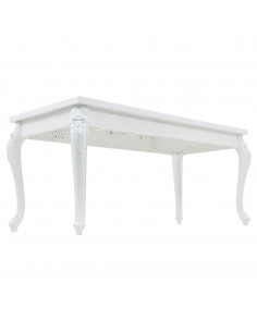 Tavolo da Pranzo 179x89x81 cm Bianco Lucido