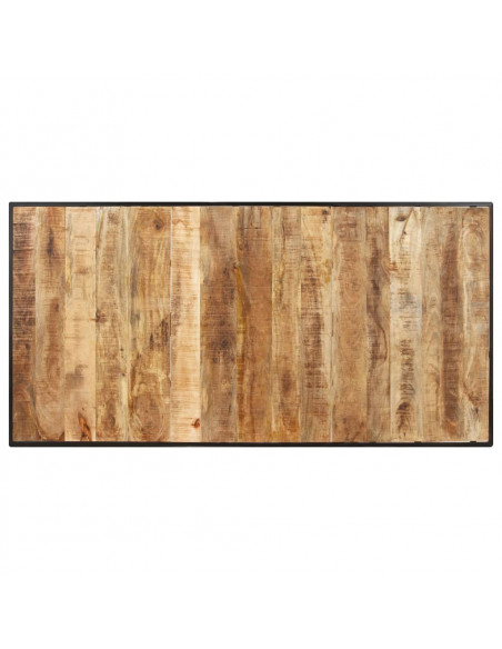 Tavolo da Pranzo 180 cm in Legno di Mango Grezzo