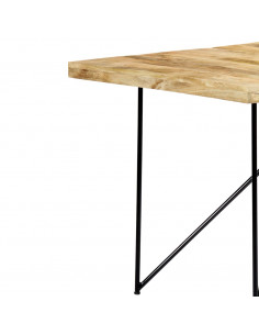 Tavolo da Pranzo 180x90x76 cm in Legno Massello di Mango