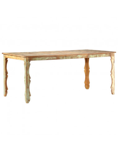 Tavolo da Pranzo 180x90x76 cm in Legno Massello di Recupero