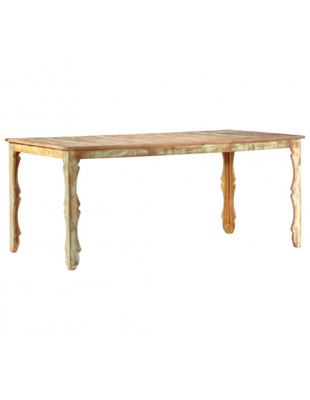 Tavolo da Pranzo 180x90x76 cm in Legno Massello di Recupero