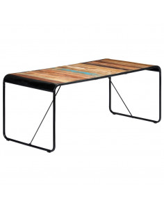 Tavolo da Pranzo 180x90x76 cm in Legno Massello di Recupero