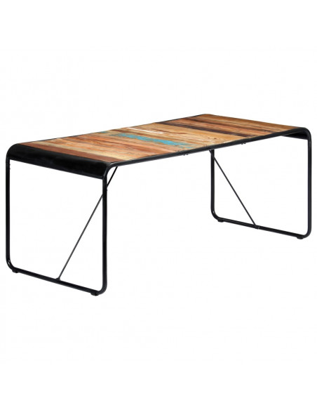 Tavolo da Pranzo 180x90x76 cm in Legno Massello di Recupero