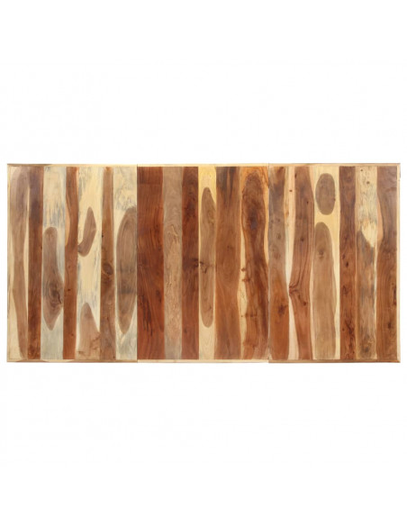Tavolo da Pranzo 200x100x75cm Legno Massello con Finitura Miele