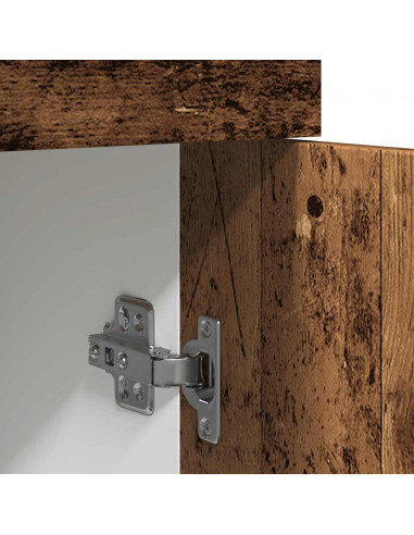 Mobile con Cassetto Legno Antico 40x46x81,5cm Legno Multistrato