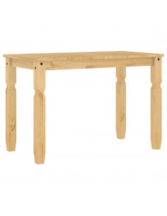 Tavolo da Pranzo Corona 112x60x75 cm in Legno Massello di Pino
