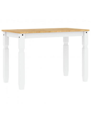 Tavolo da Pranzo Corona 112x60x75 cm in Legno Massello di Pino