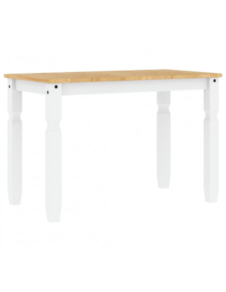 Tavolo da Pranzo Corona 112x60x75 cm in Legno Massello di Pino