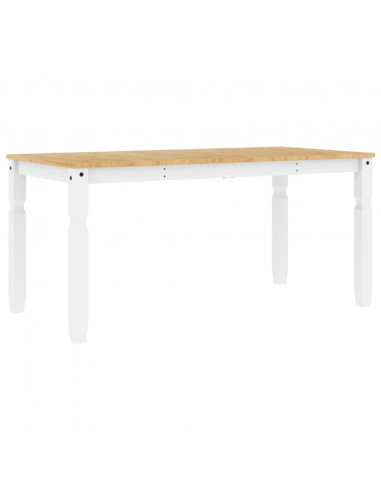 Tavolo da Pranzo Corona 160x80x75 cm in Legno Massello di Pino