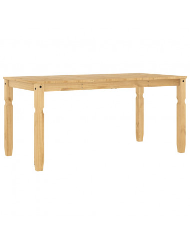 Tavolo da Pranzo Corona 160x80x75 cm in Legno Massello di Pino