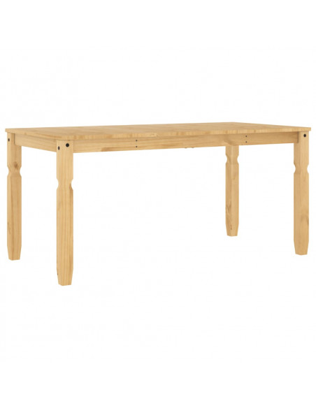 Tavolo da Pranzo Corona 160x80x75 cm in Legno Massello di Pino