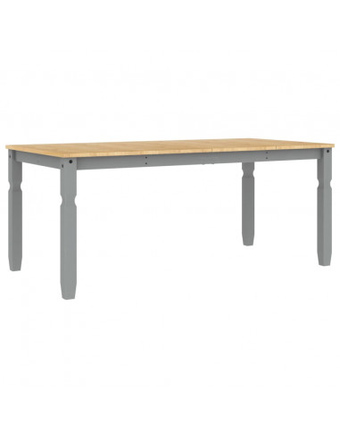 Tavolo da Pranzo Corona 180x90x75 cm in Legno Massello di Pino