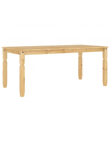 Tavolo da Pranzo Corona 180x90x75 cm in Legno Massello di Pino