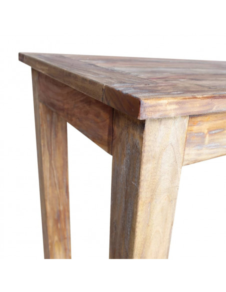 Tavolo da Pranzo in Legno Massello Anticato 120x60x77 cm