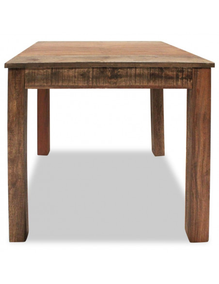 Tavolo da Pranzo in Legno Massello Anticato 82x80x76 cm